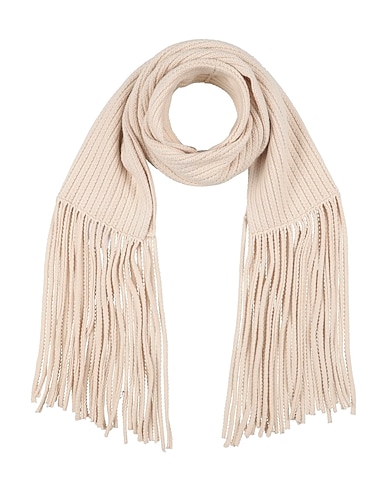 SANDRO Scarves and foulards Beige 57% Wool, 43% Cotton