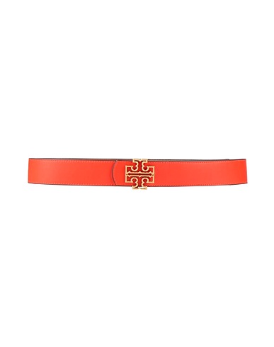 TORY BURCH Regular belt Orange Leather