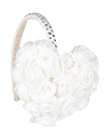 MONNALISA Hair accessory Ivory Textile fibres, Glass, Metal