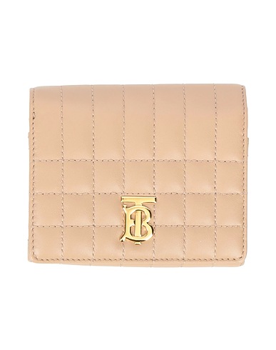 BURBERRY Wallet Sand Leather