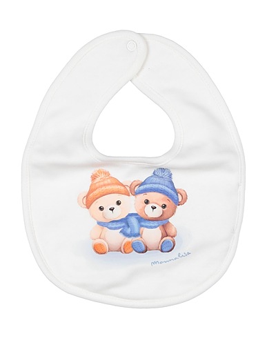 MONNALISA Bib Ivory 100% Cotton
