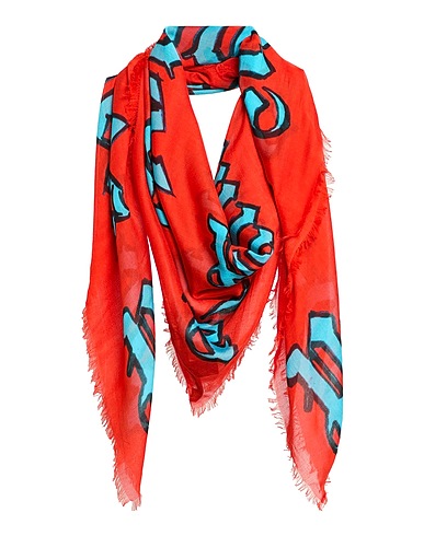 PALM ANGELS Sciarpe e foulard Rosso 85% Modal, 15% Seta