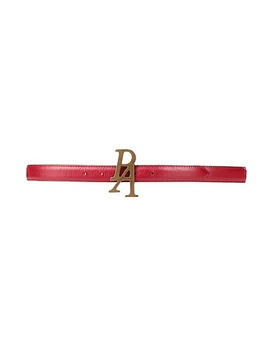 PALM ANGELS Belts Burgundy Leather