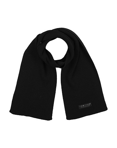 ARMANI EXCHANGE Scarves and foulards Black 80% Wool, 20% Polyamide