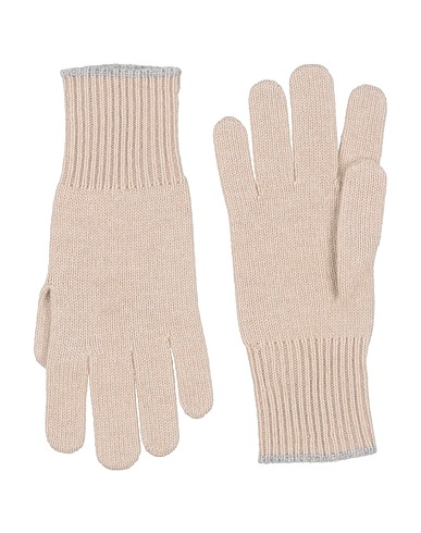 BRUNELLO CUCINELLI Handschuhe Beige 100% Kaschmir