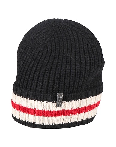 BRUNELLO CUCINELLI Hat Black 100% Cashmere