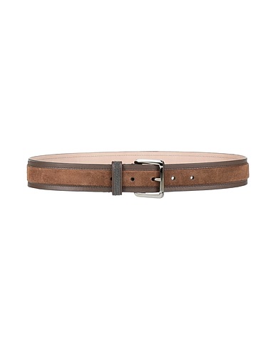 BRUNELLO CUCINELLI Belts Chocolate brown Leather
