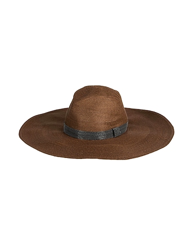 BRUNELLO CUCINELLI Hat 76% Hemp, 18% Cotton, 6% Nylon, Brass, Ecobrass