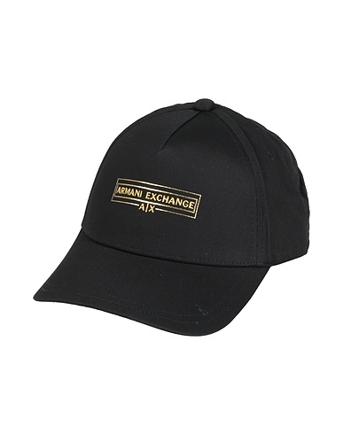 ARMANI EXCHANGE Hat Black 100% Cotton