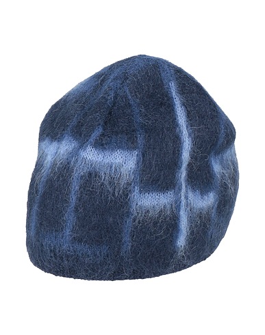 GIORGIO ARMANI Hat Navy blue 50% Mohair wool, 32% Polyamide, 18% Wool