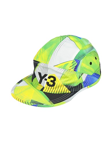 Y-3 Hat Lime green 100% Recycled polyamide