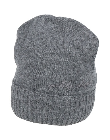 BRUNELLO CUCINELLI Hat Charcoal 60% Virgin Wool, 30% Cashmere, 10% Silk