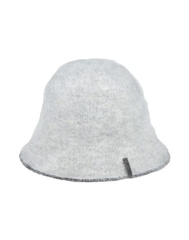 BRUNELLO CUCINELLI Mützen & Hüte Grau 46% Polyamid, 45% Mohairwolle, 9% Wolle, Messing