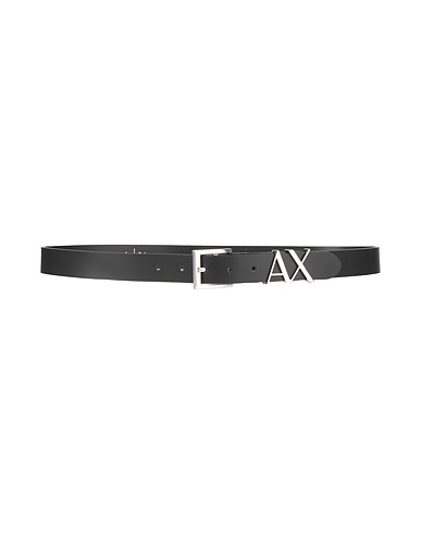 ARMANI EXCHANGE Leather belt Black 100% Cow leather