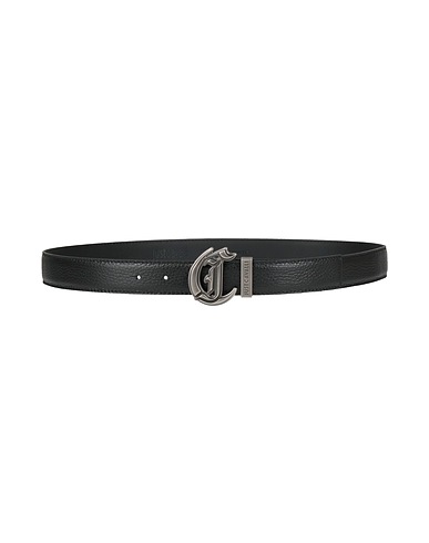 JUST CAVALLI Leather belt Black Leather