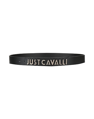 JUST CAVALLI Leather belt Black Leather