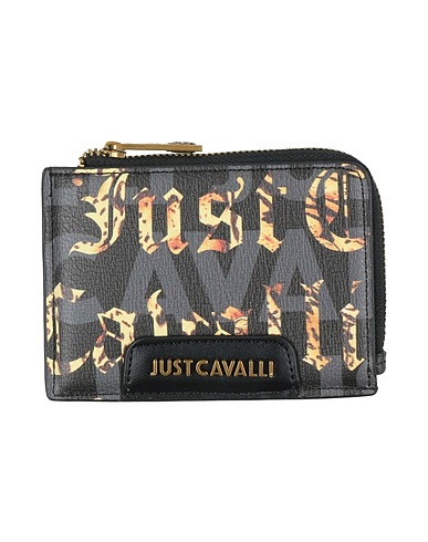 JUST CAVALLI Small Leather Goods Charcoal 100% Polyester