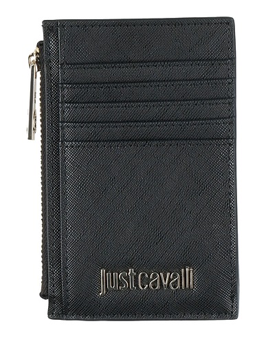 JUST CAVALLI Small Leather Goods Black 100% Polyester