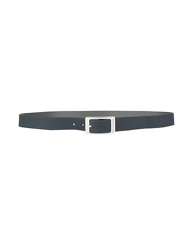 ARMANI EXCHANGE Leather belt Midnight blue 100% Cow leather