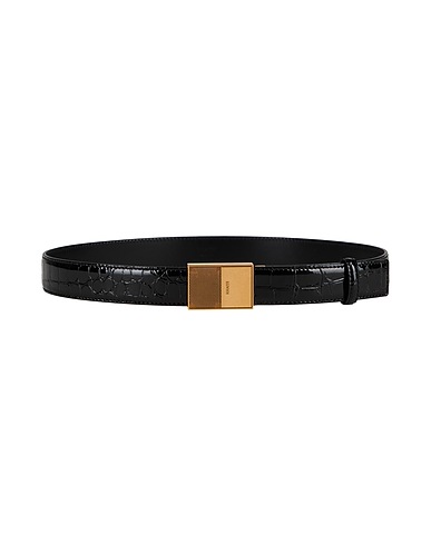 KHAITE Belts Black Leather