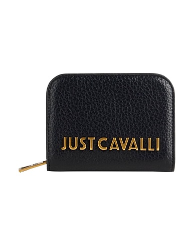 JUST CAVALLI Wallet Black Polyester