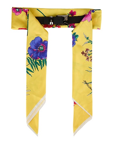 OFF-WHITE™ Belts Yellow Textile fibres, Leather