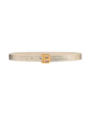 BALMAIN Belt Platinum Leather