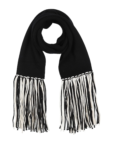 SANDRO Шарфы и платки Чёрный 93% Шерсть, 7% Кашемир