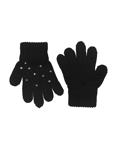 CATYA Gloves Black 100% Merino Wool