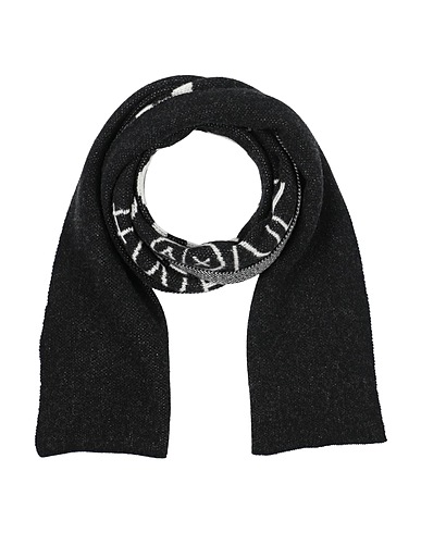 ARMANI EXCHANGE Scarves and foulards Black 80% Wool, 20% Polyamide