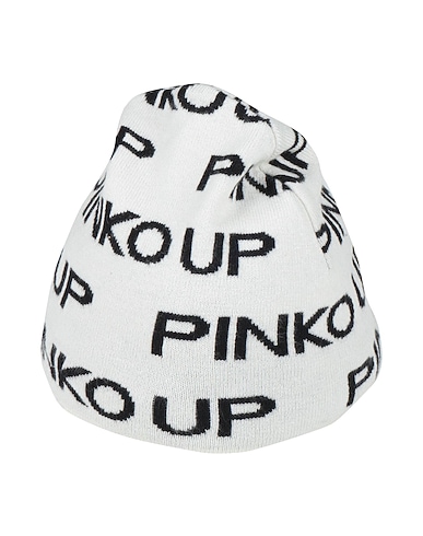 PINKO Hat White 52% Viscose, 26% Polyester, 22% Polyamide