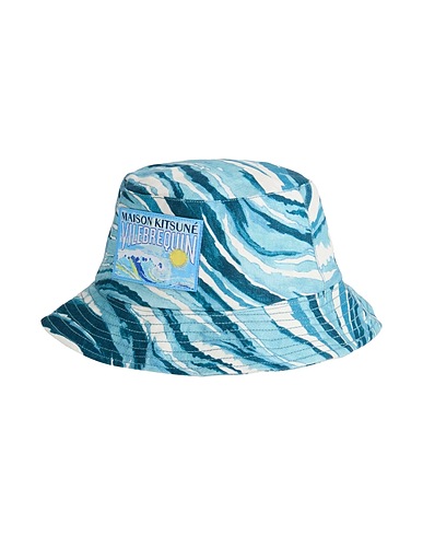 MAISON KITSUNÉ Mützen & Hüte X VILEBREQUIN Hellblau 100% Leinen