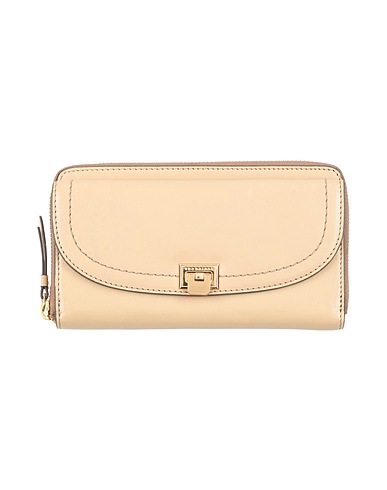 THE BRIDGE Wallet Cream Cow leather
