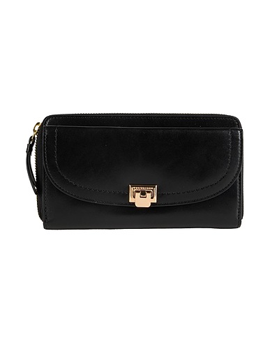 THE BRIDGE Brieftasche Schwarz Rindsleder