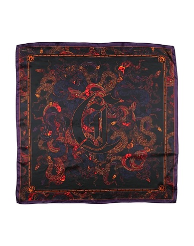 JUST CAVALLI Sciarpe e foulard Nero 100% Seta