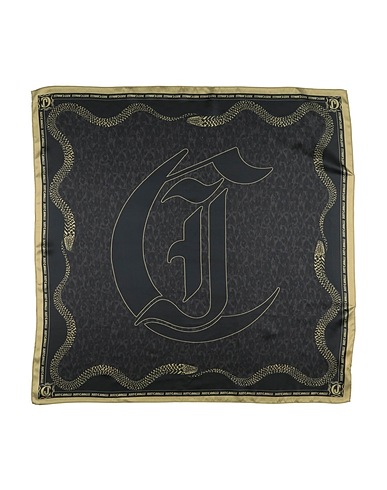 JUST CAVALLI Sciarpe e foulard Nero 100% Seta