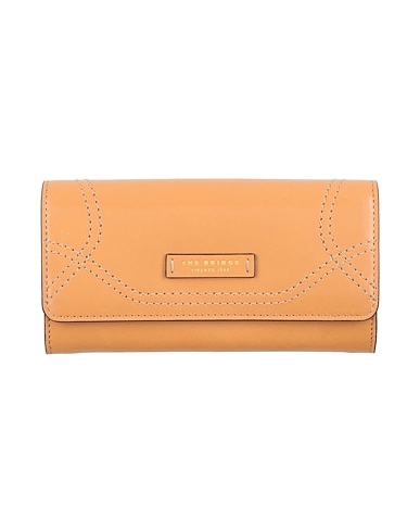 THE BRIDGE Wallet Camel Cow leather, Cowhide