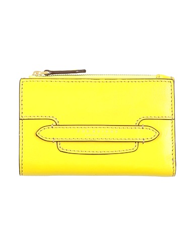 THE BRIDGE Wallet Yellow Cow leather