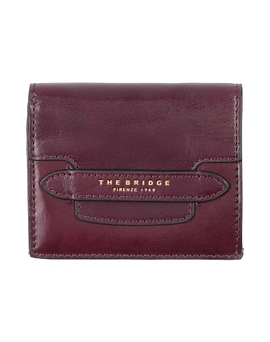 THE BRIDGE Wallet Dark purple Cow leather