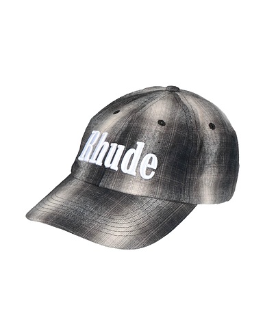 RHUDE Cappello Grigio 100% Cotone