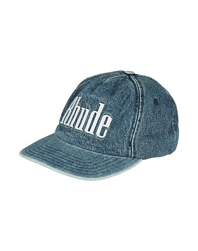 RHUDE Hat Blue 100% Cotton, Polyester