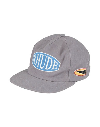 RHUDE Cappello Grigio 100% Cotone, Poliestere