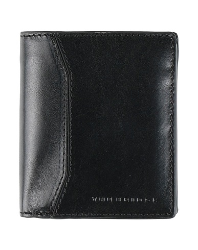 THE BRIDGE Wallet Black Cow leather