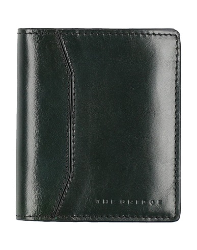 THE BRIDGE Wallet Dark green Cow leather