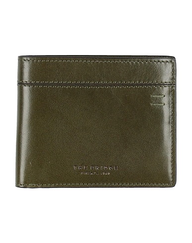 THE BRIDGE Wallet Military green Cow leather