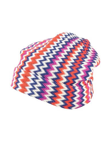 MISSONI Hat Tomato red 50% Wool, 50% Acrylic