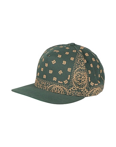 RHUDE Hat Dark green 100% Cotton, Polyester