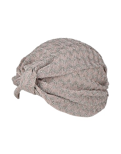 MISSONI Hat Taupe 93% Viscose, 7% Polyester