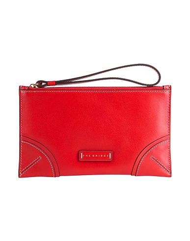 THE BRIDGE Pouch Red Cow leather