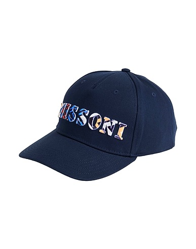 MISSONI Hat Midnight blue 100% Cotton